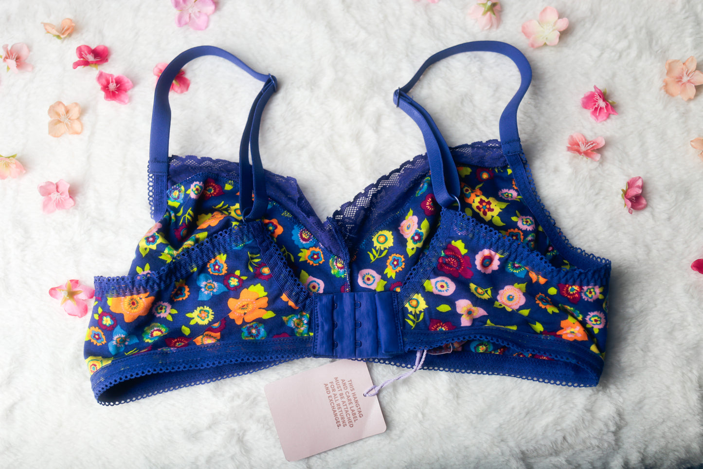 Savage X Fenty 1X XL Floral Wireless Lounge Bralette NEW