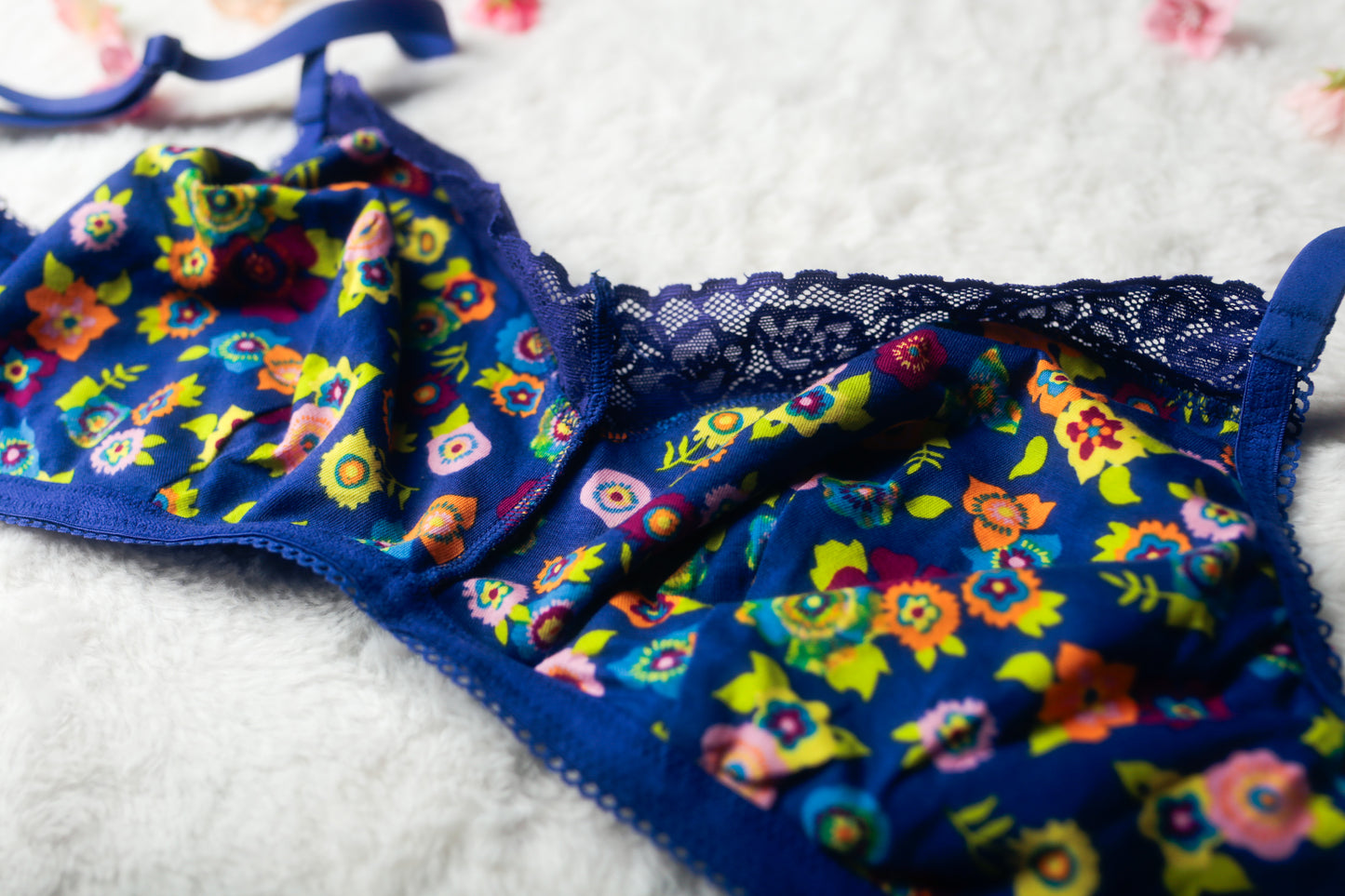Savage X Fenty 1X XL Floral Wireless Lounge Bralette NEW