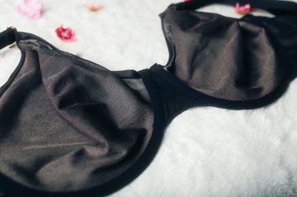 Soma 36G Unbelievable Lift Perfect Coverage Unlined Sheer Underwire Bra Gray NEW