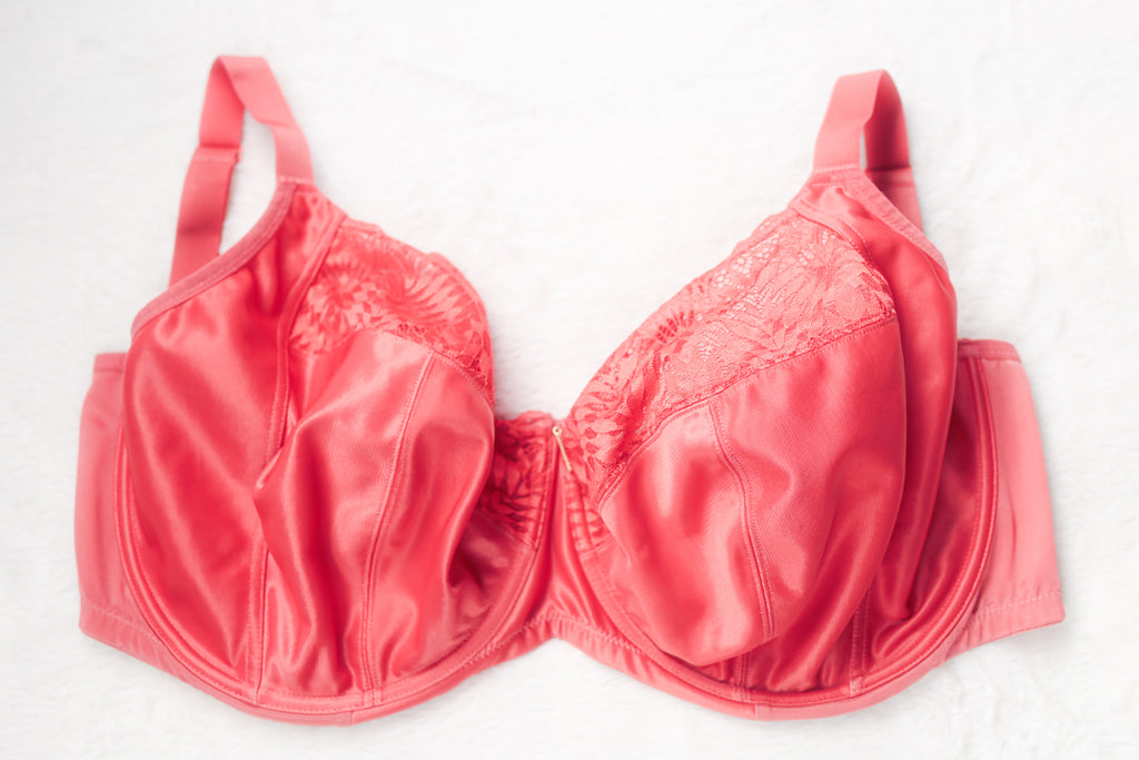 Adella US 36M UK 36J Athena Full Cup Unlined Underwire Bra Coral