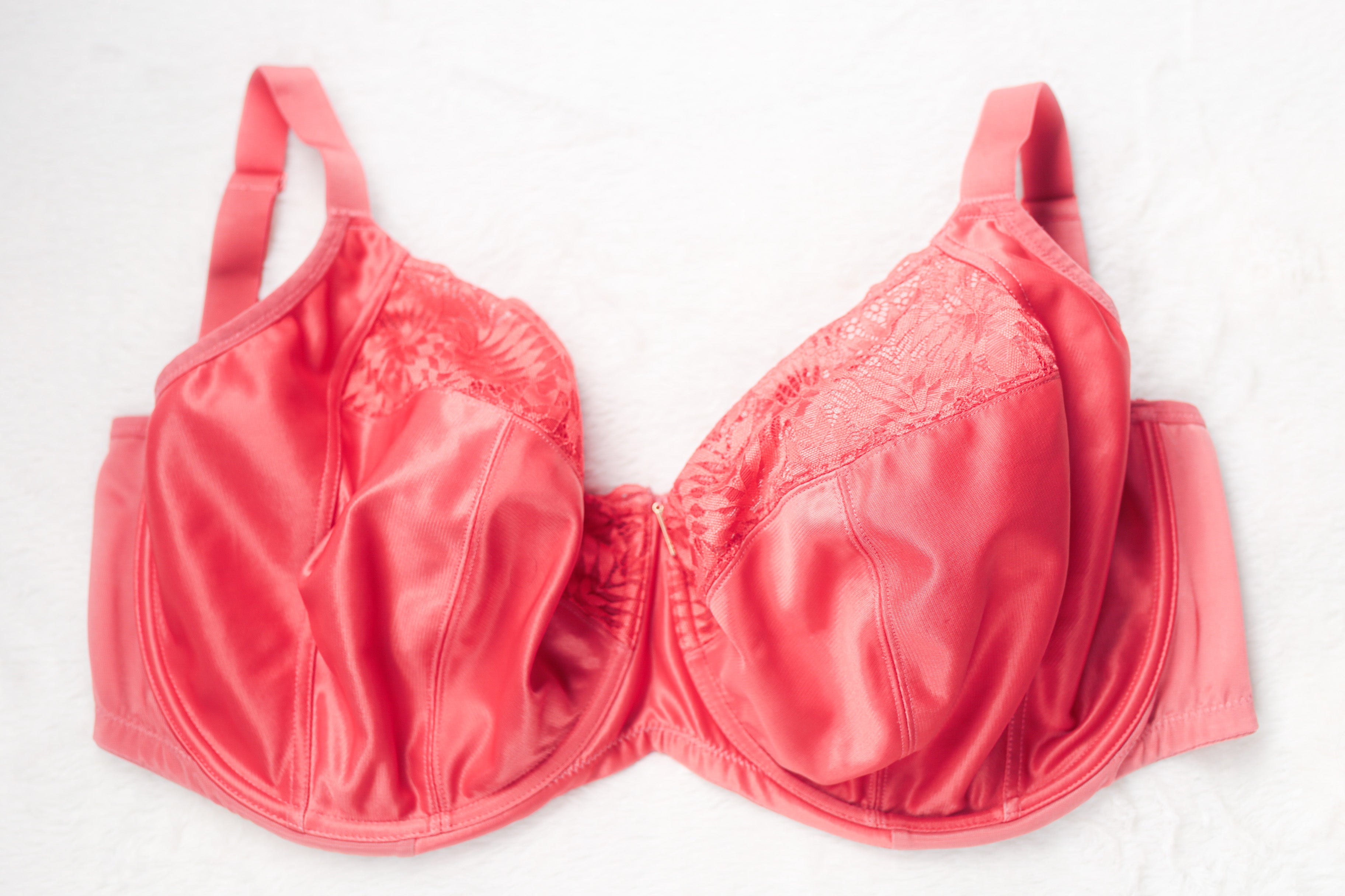Adella US 36M UK 36J Athena Full Cup Unlined Underwire Bra Coral