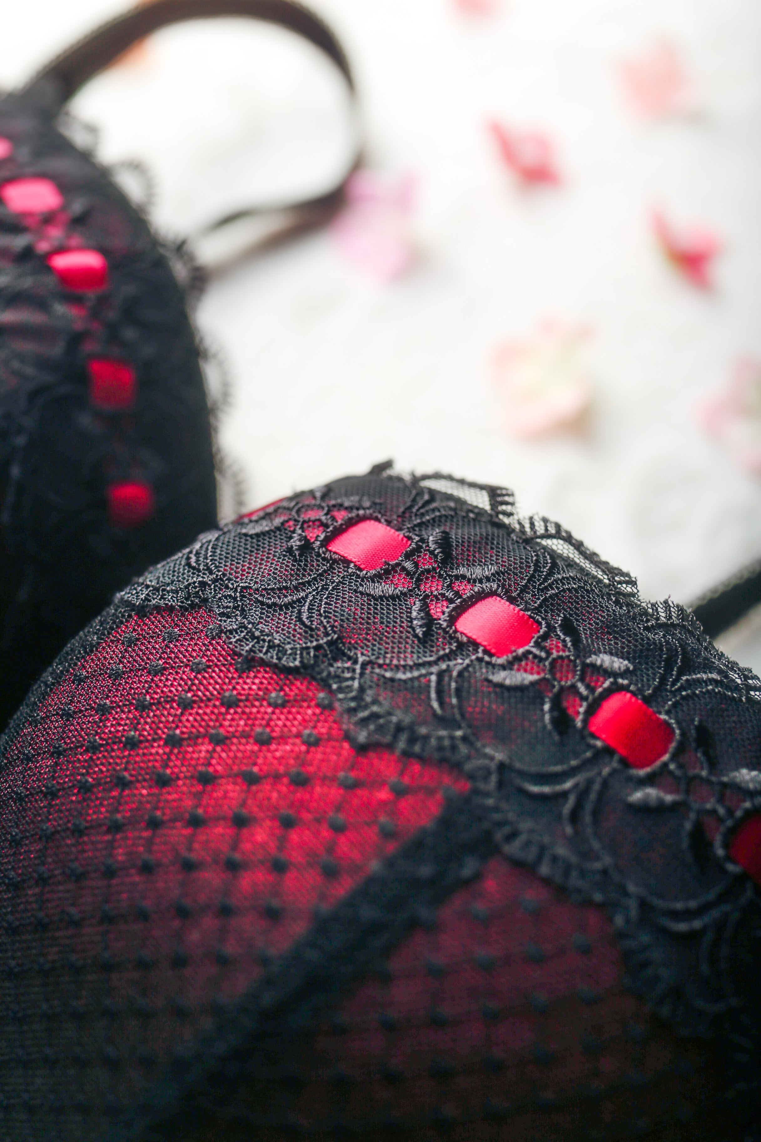 Curvy Kate 38FF Tease Padded Balcony Burlesque Balconette Underwire Bra Black