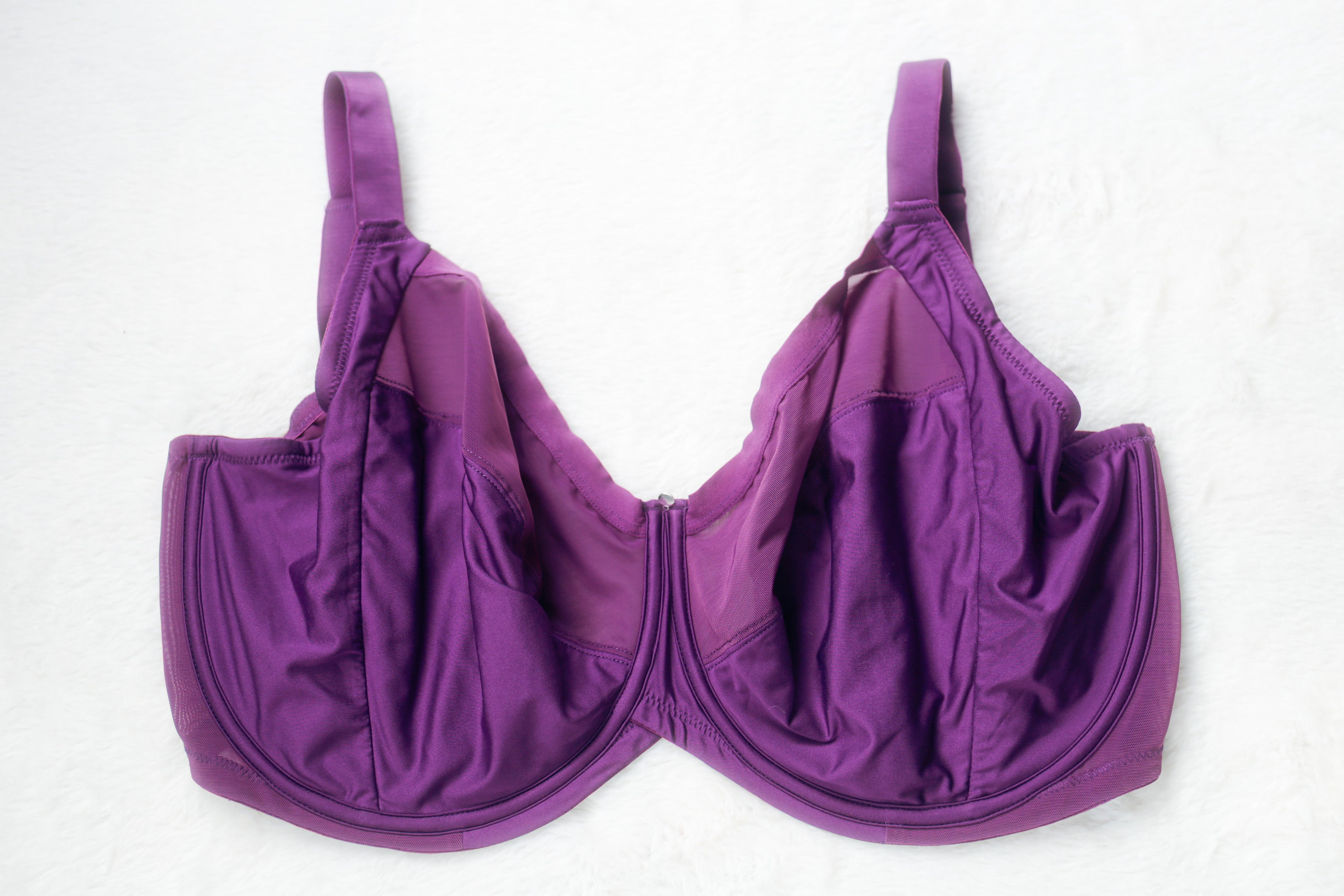 Curvy Kate US 36M UK 36J Wonderfully Full Cup Unlined Underwire Bra Purple