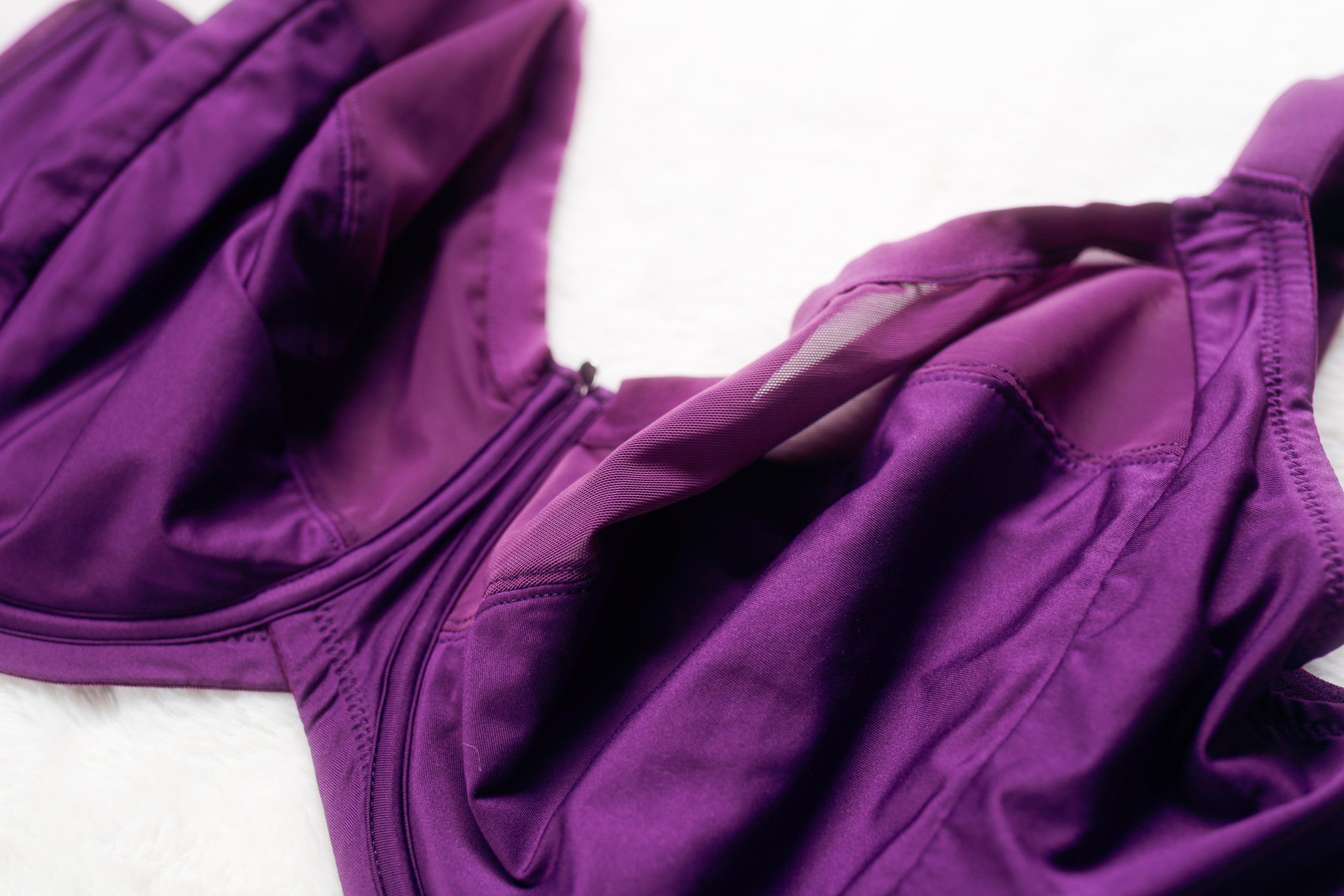 Curvy Kate US 36M UK 36J Wonderfully Full Cup Unlined Underwire Bra Purple