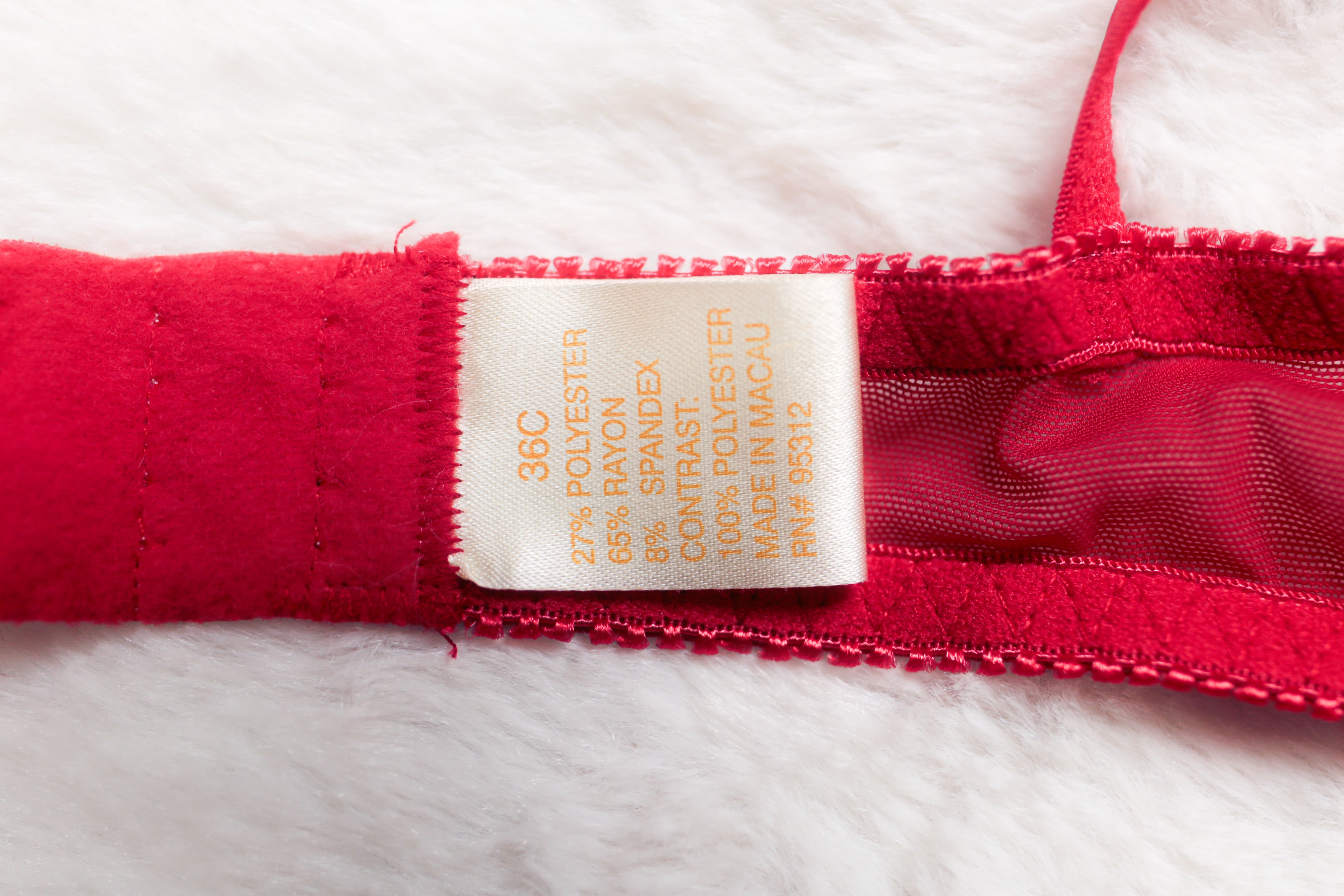 Biatta 36C Vintage Red Crushed Velvet Retro Underwire Bra NEW