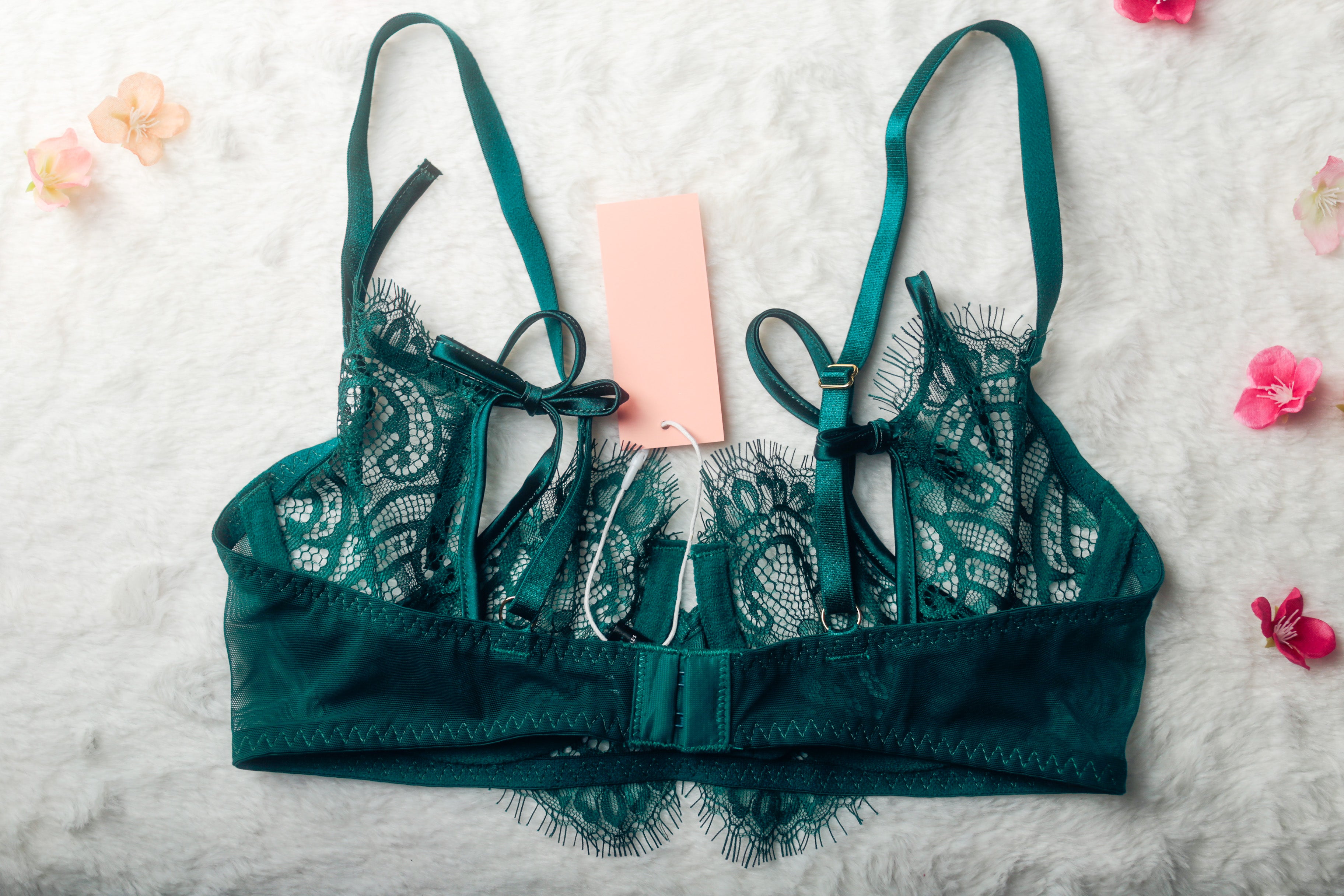 Mentionables Green Lace Open-cup Sexy Underwire Bra XS NEW