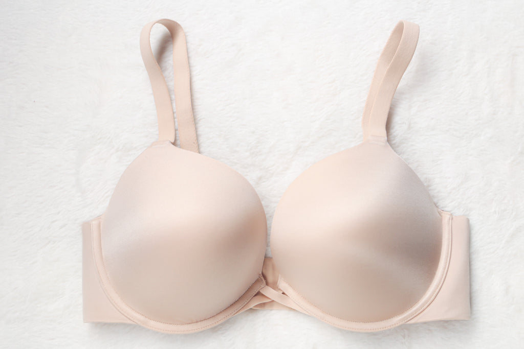 Wacoal 36D Amazing Assets 858220 Padded Push Up Underwire T-shirt Bra Beige