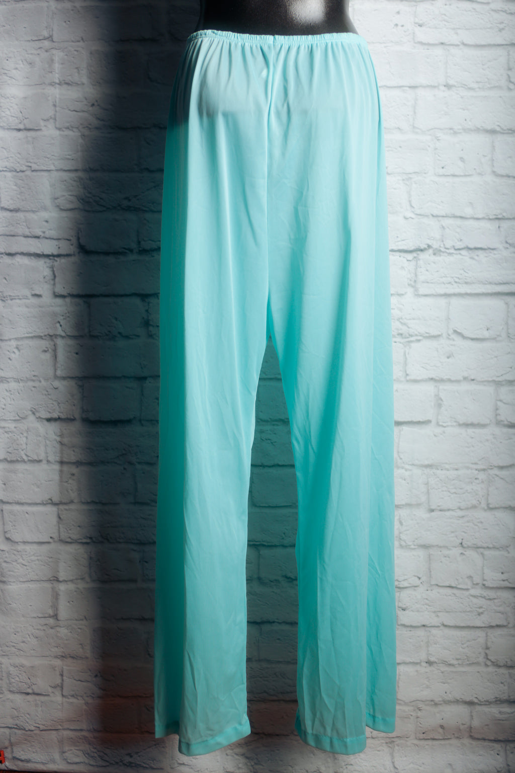 Henson Kickernick Vintage Sheer Satin Elastic Sleep Pajama Pants Size 40 Large