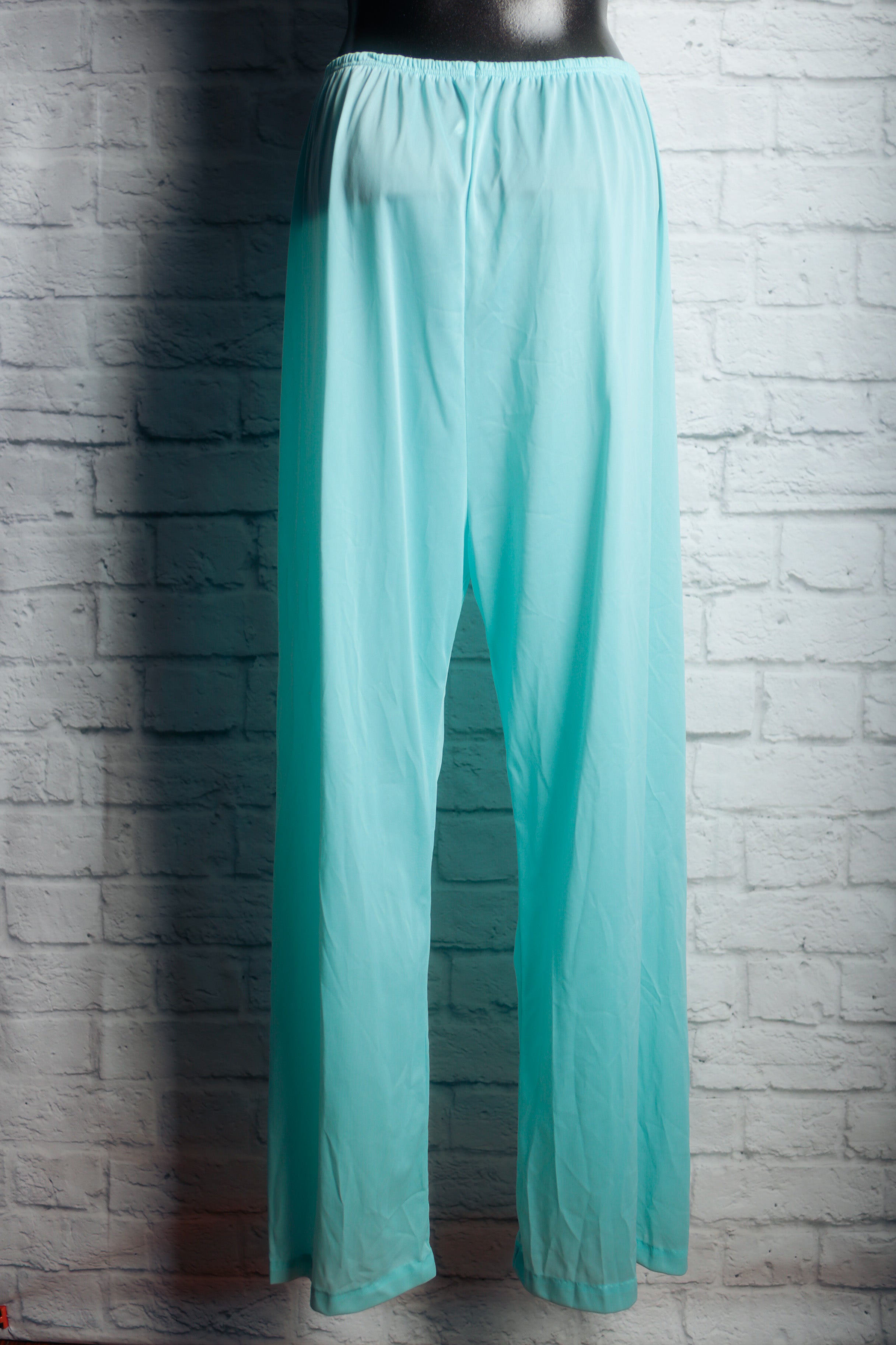 Henson Kickernick Vintage Satin Elastic-waist Sleep Pajama Pants Size 40 Large