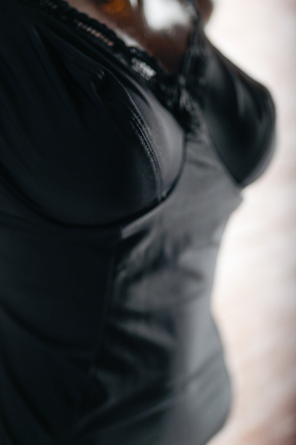 Smoothie Beyond Backless Vintage Satin Smoothing Teddy Bodysuit Lingerie 38C