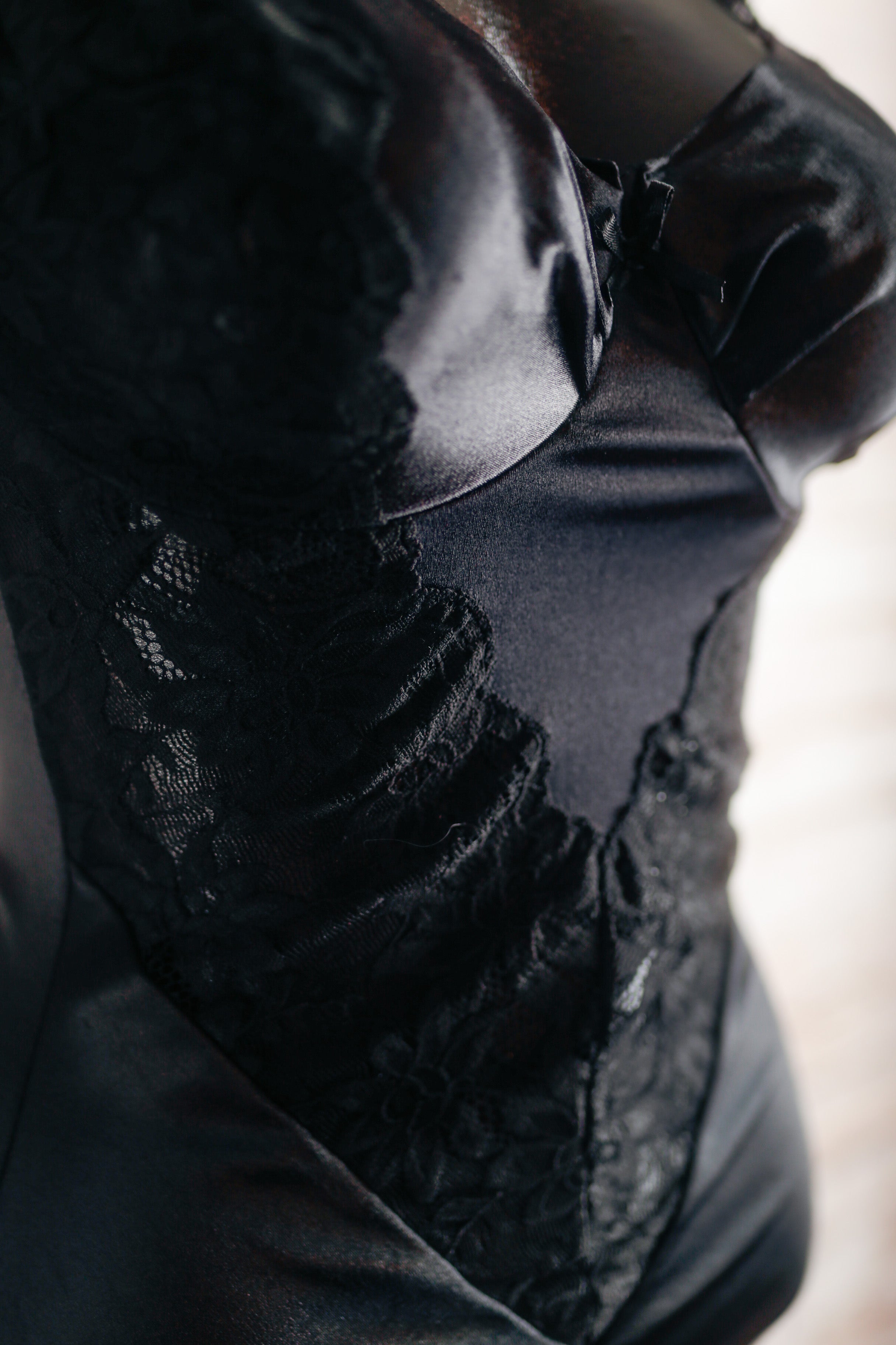 DIM Vintage Smoothing Teddy Bodysuit Lingerie Black 36C