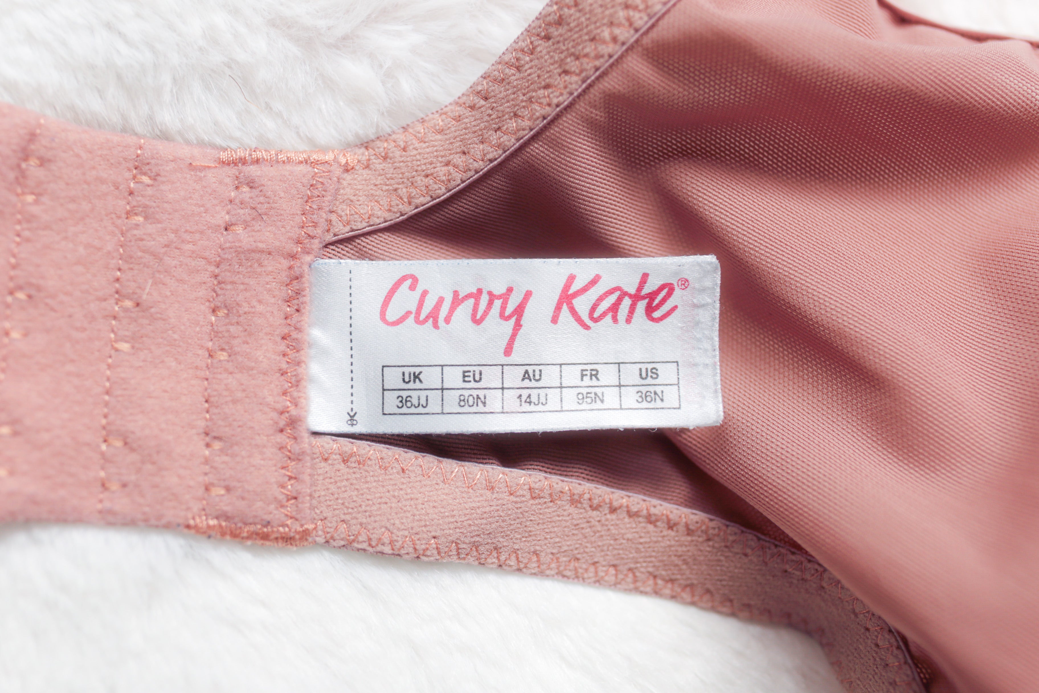 Curvy Kate US 36N UK 36JJ Wonderfully Full Cup Unlined Underwire Bra Beige