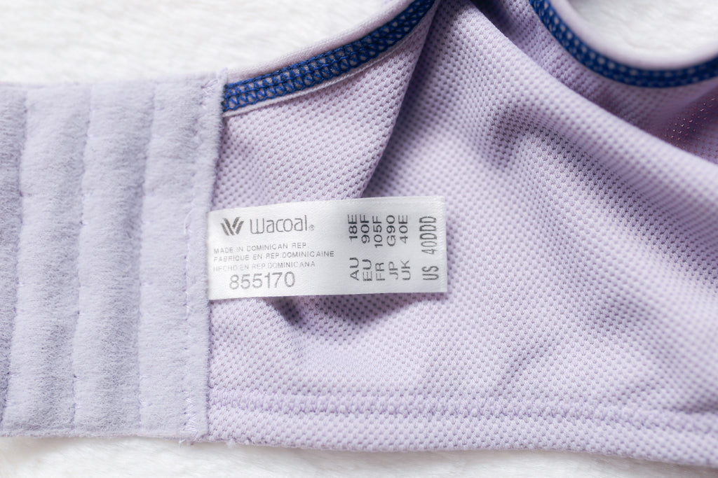 Wacoal US 40DDD UK 40E Simone Sport Underwire Sports Bra Purple 855170