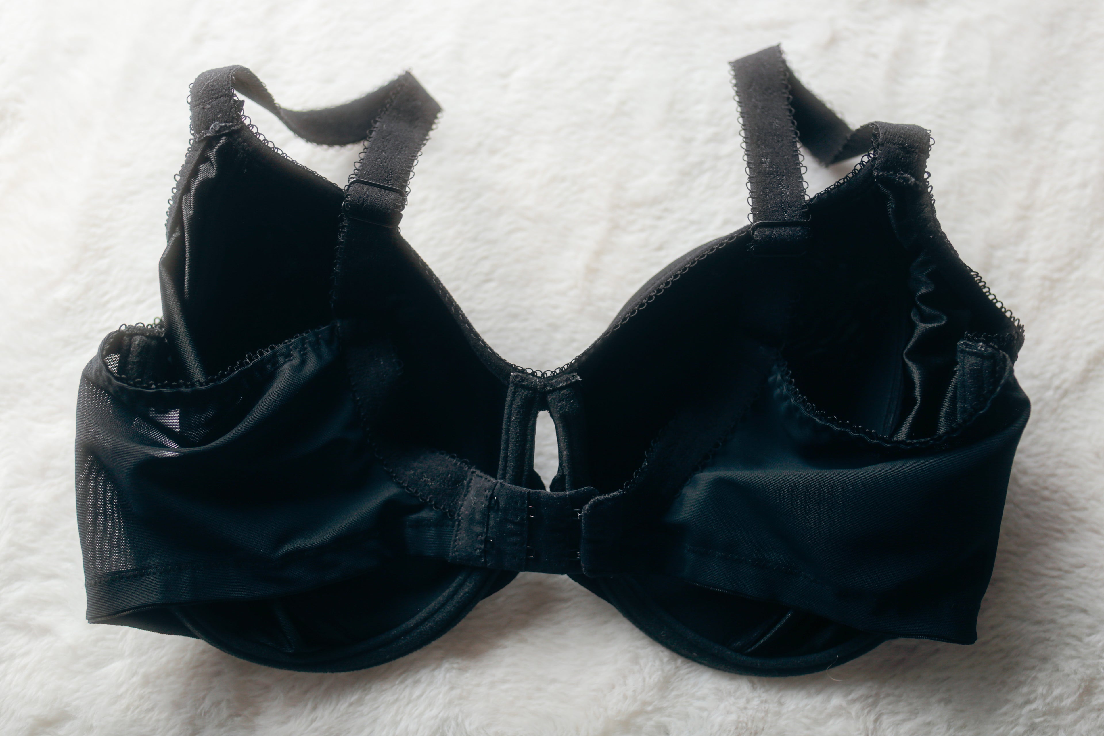 Elomi US 36H UK 36FF Charley EL4383 Bandless Spacer Molded Underwire Full-coverage T-Shirt Bra Black