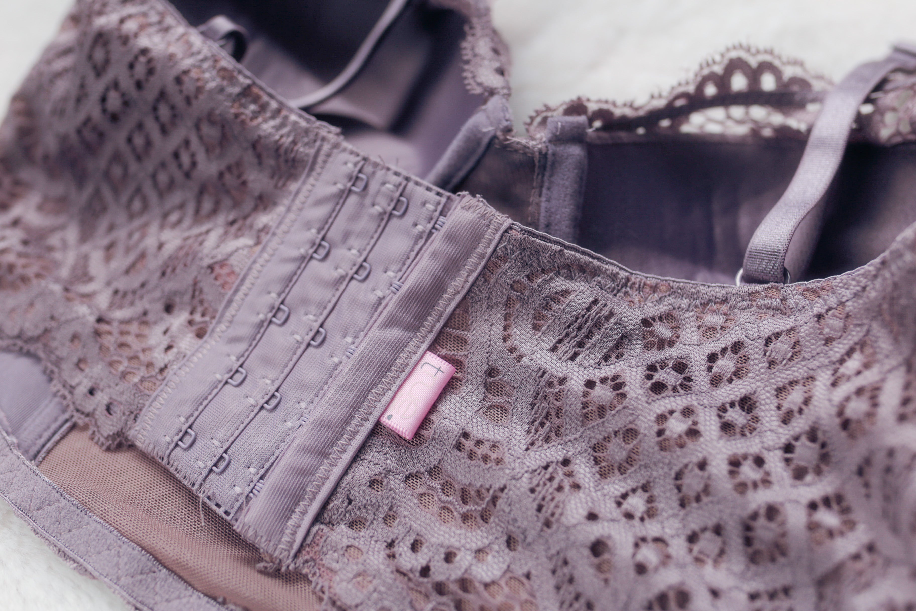 Rue21 True 32A Padded Push-up Demi Longline Corset Bra Mauve Velvet