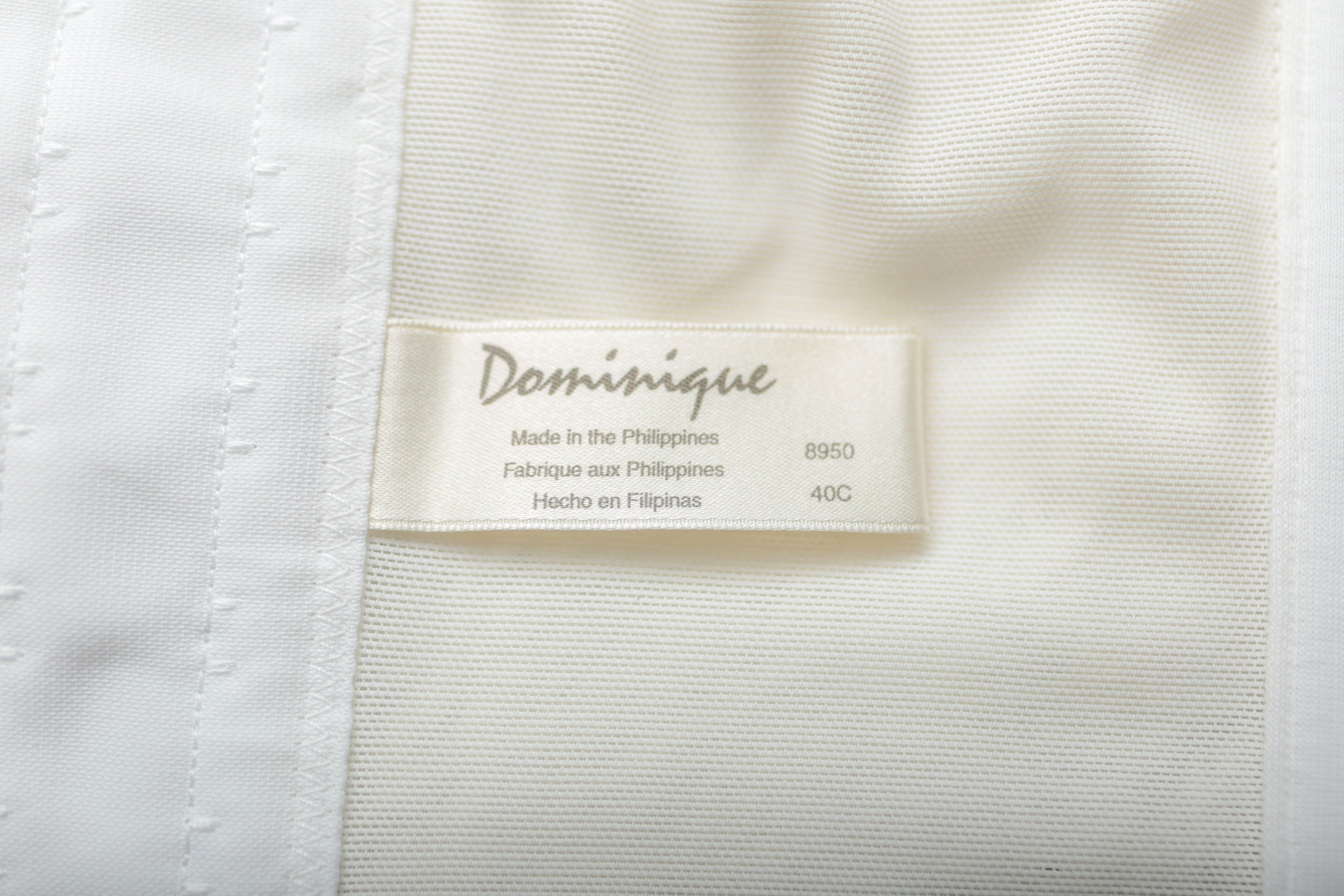 Dominique 40C Satin Bridal Basque Corset Bustier Bra White NEW