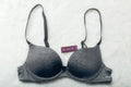 Adore Me 32A Padded Push-up Underwire T-shirt Bra Gray NEW