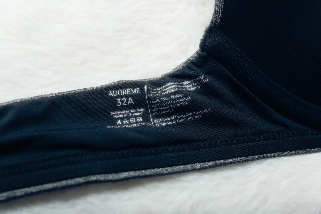 Adore Me 32A Padded Push-up Underwire T-shirt Bra Gray NEW