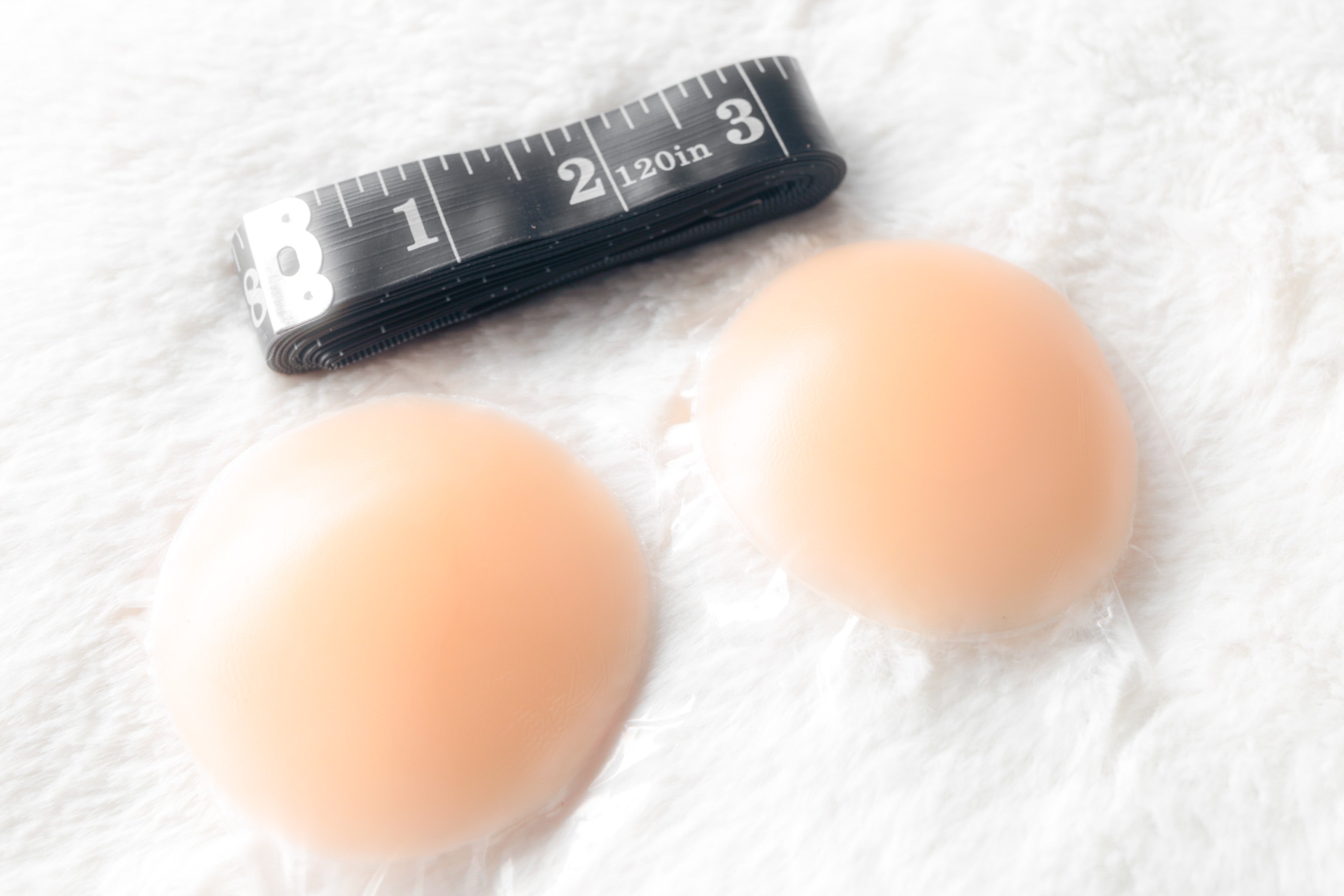 Bra Size Home Measuring Kit – Soft Tape Measure + Silicone Nipple Covers + Expert Guide for Accurate At-Home Bra Sizing