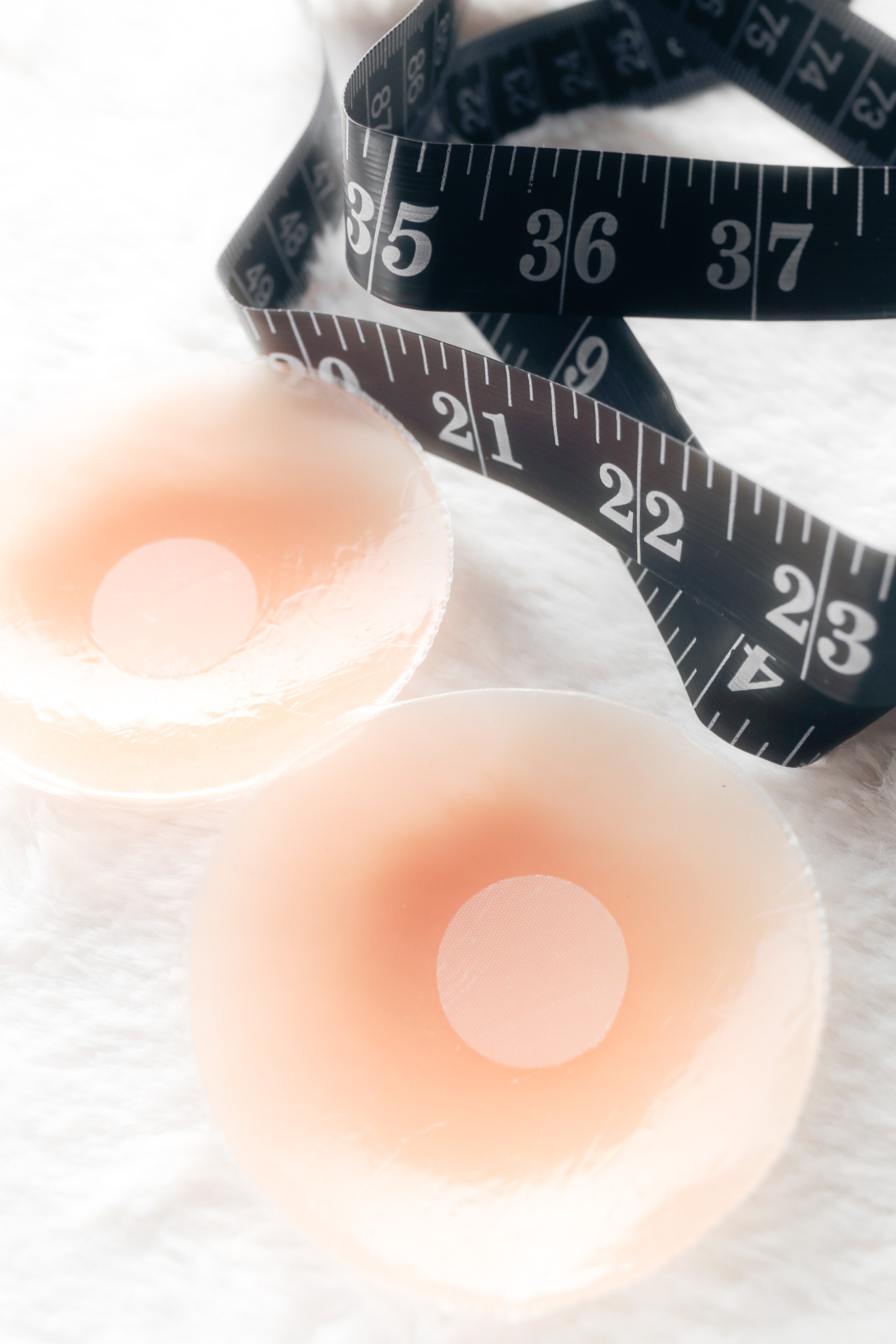 Bra Size Home Measuring Kit – Soft Tape Measure + Silicone Nipple Covers + Expert Guide for Accurate At-Home Bra Sizing