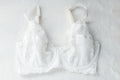 Wacoal 32DD Embrace Lace 65191 Unlined Sheer Embroidered Underwire Bra White Boho