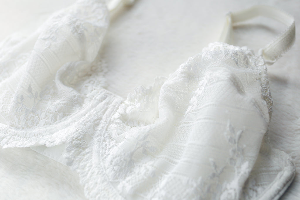 Wacoal 32DD Embrace Lace 65191 Unlined Sheer Embroidered Underwire Bra White Boho
