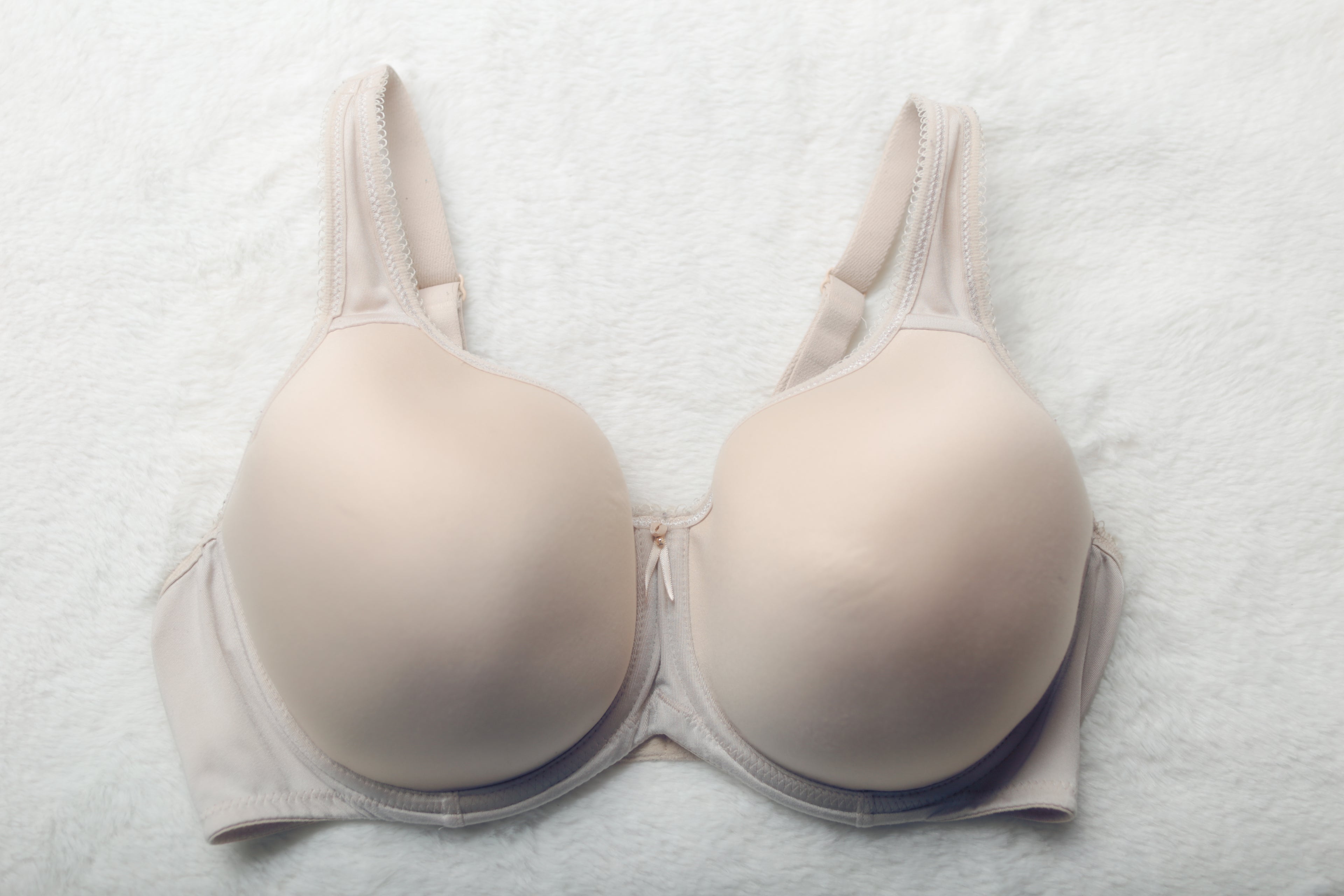 Wacoal 38D Basic Beauty Spacer 853192 Full Coverage Underwire Bra Beige