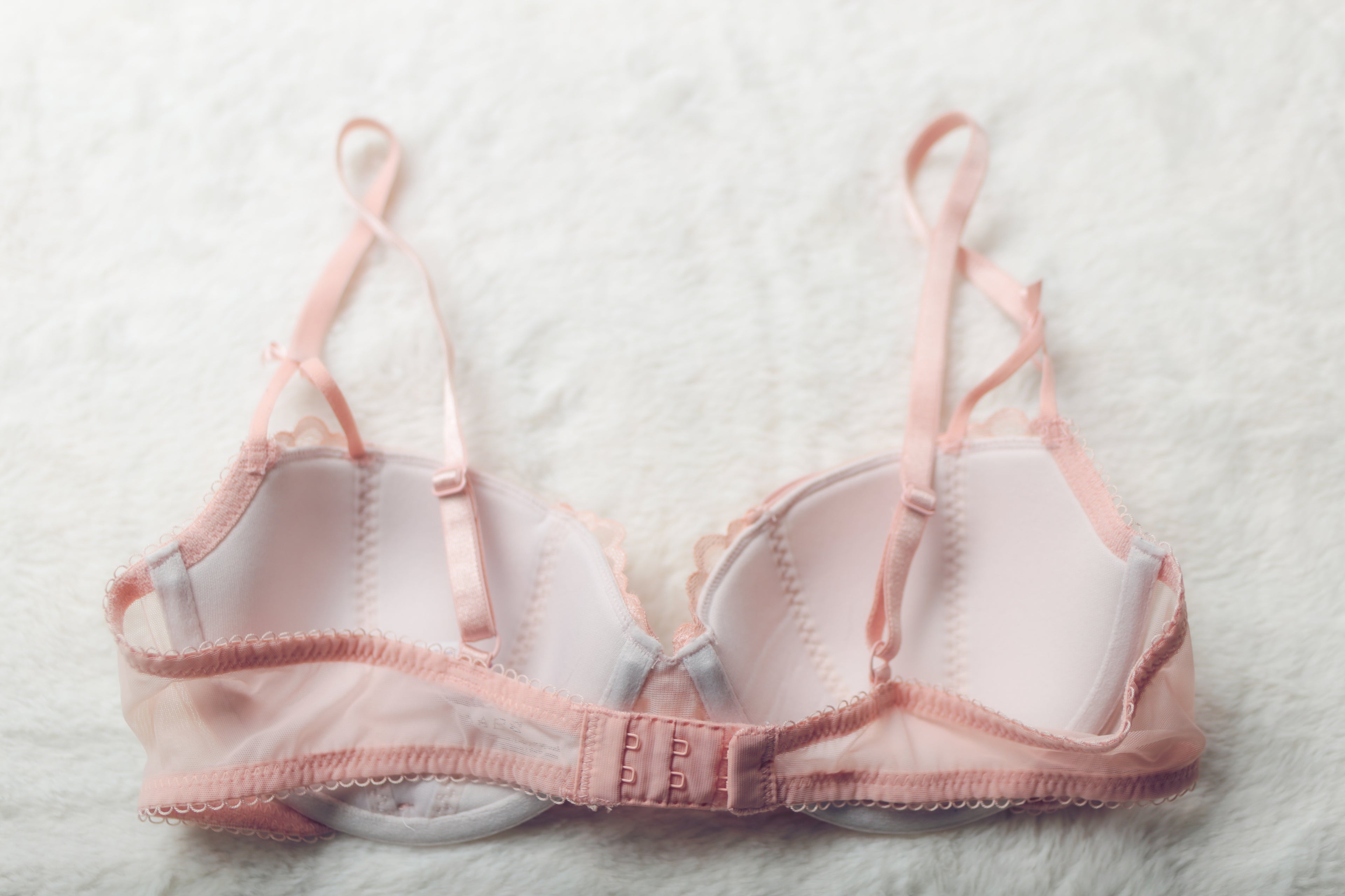 Adore Me 34C Enna Contour Ribbon Corset Cup Balconette Underwire Pink Lace