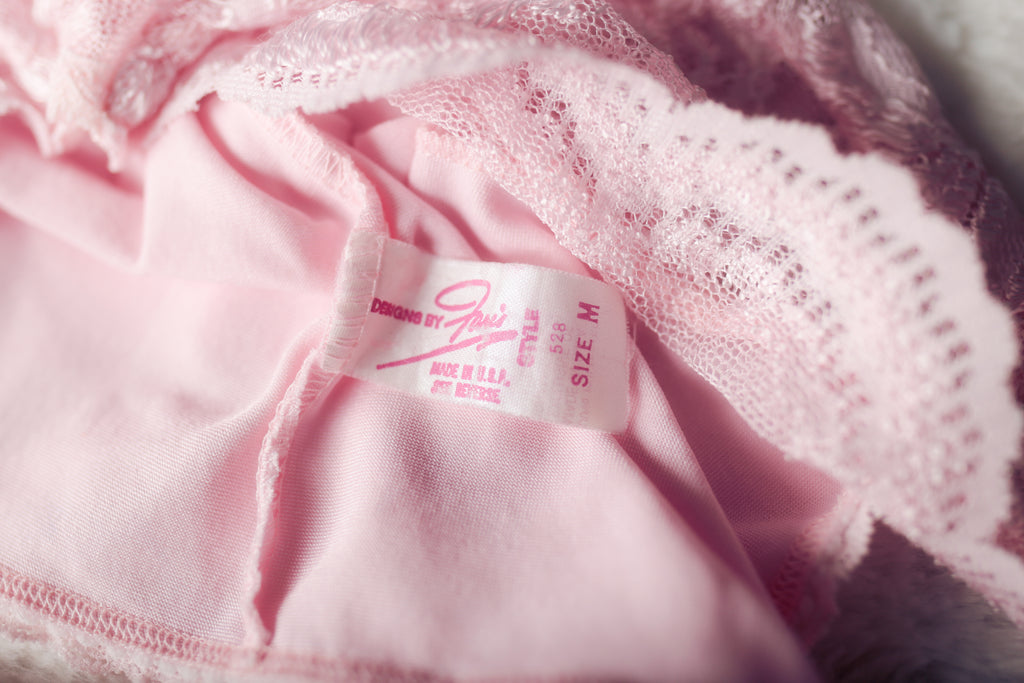 Faris Sheer Lace Mesh Coquette Teddy Lingerie Medium Pink