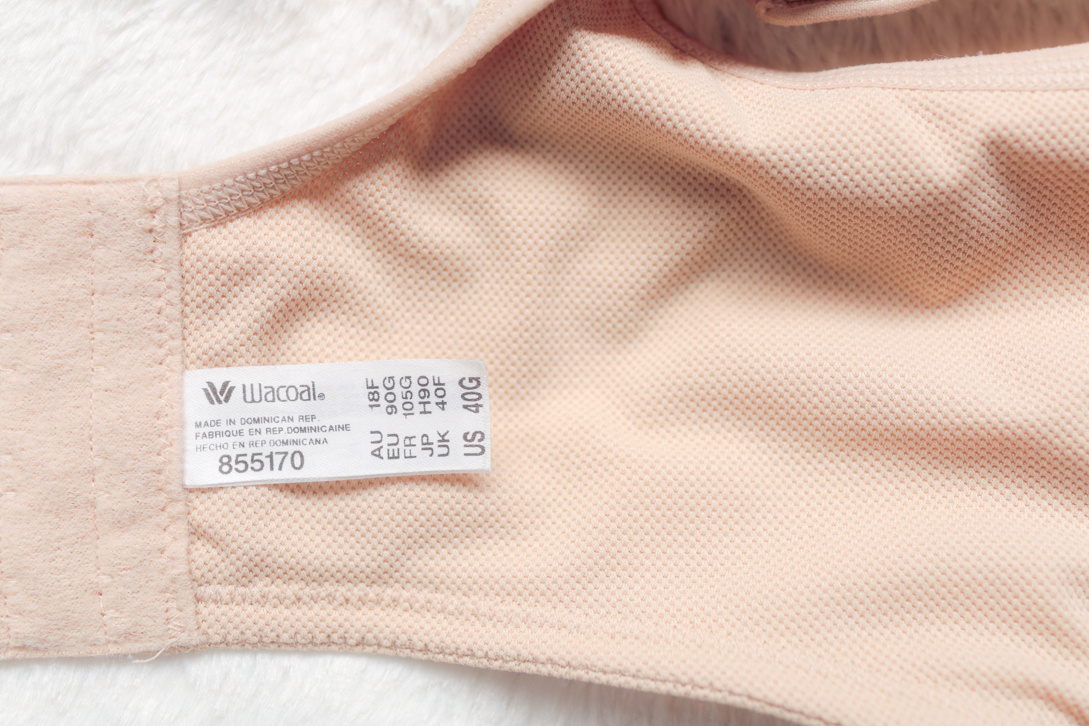 Wacoal US 40G UK 40F Simone Sport Underwire Sports Bra Beige 855170