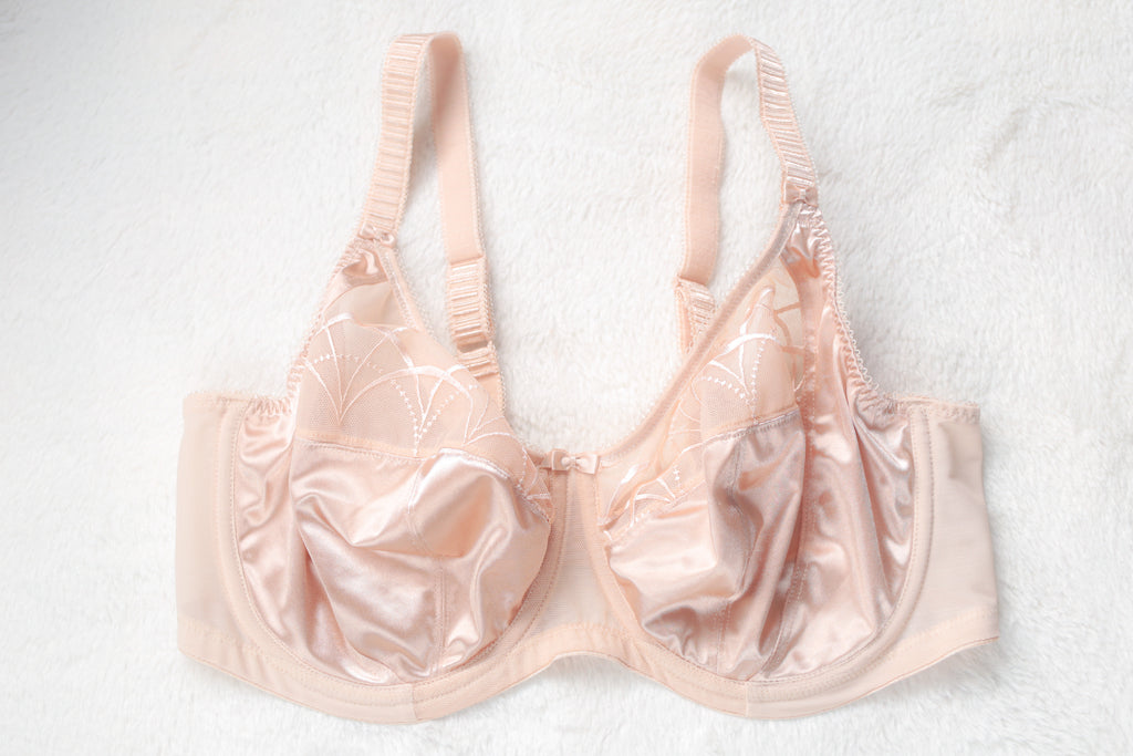Elomi US 38DDD UK 38E EL4030 Cate Full Cup Unlined Underwire Bra Beige