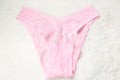 PINK Wink V-Front Brazilian Cheeky Panty Medium Pink NEW