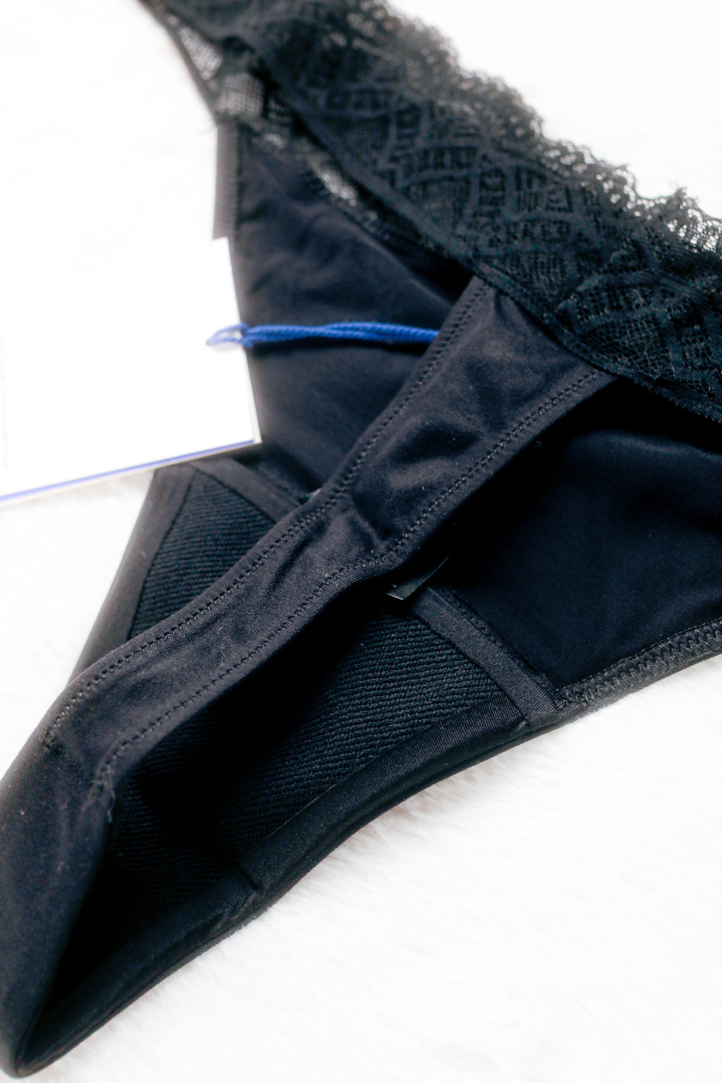 Thinx Speax Leak Protection Thong Panty XL Black NEW