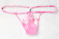 PINK Wink V-string Thong Panty Medium Pink NEW