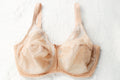 Wacoal Retro Chic Full Figure 855186 Unlined Sheer Lace Underwire Bra Beige 32G