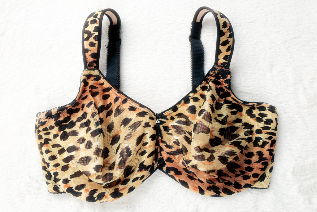 Wacoal Awareness 855167 Underwire Full Coverage Bra Cheetah 36DD