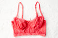 Cosabella Longline Demi Bustier Bra Bra Coral Red XS