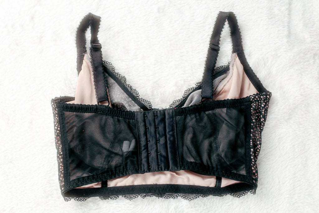 Pour Moi  Eclipse Longline Underwire Bra Black US 32G UK 32F