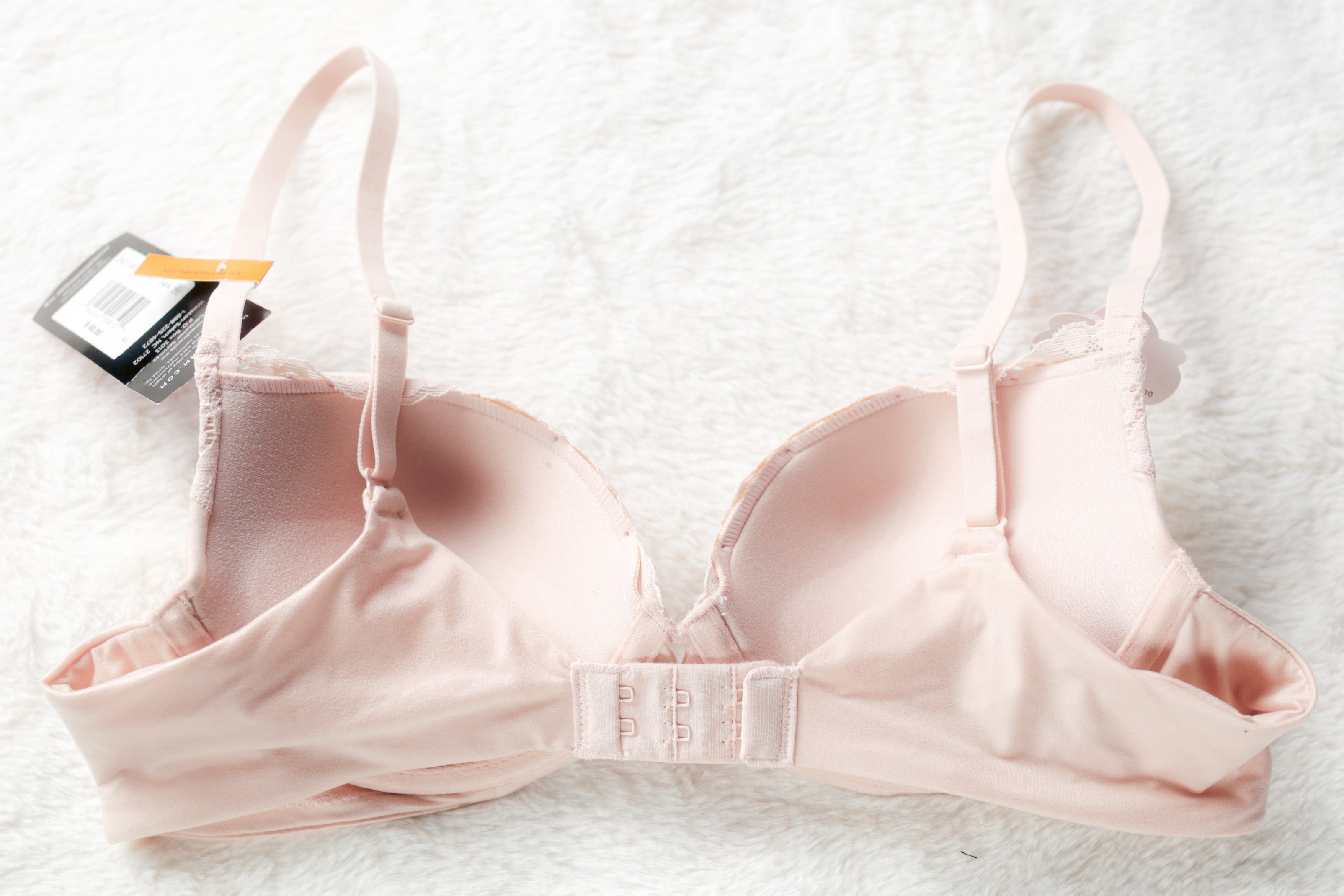 Maidenform Padded Push-up Underwire T-shirt Bra Beige 34A NEW