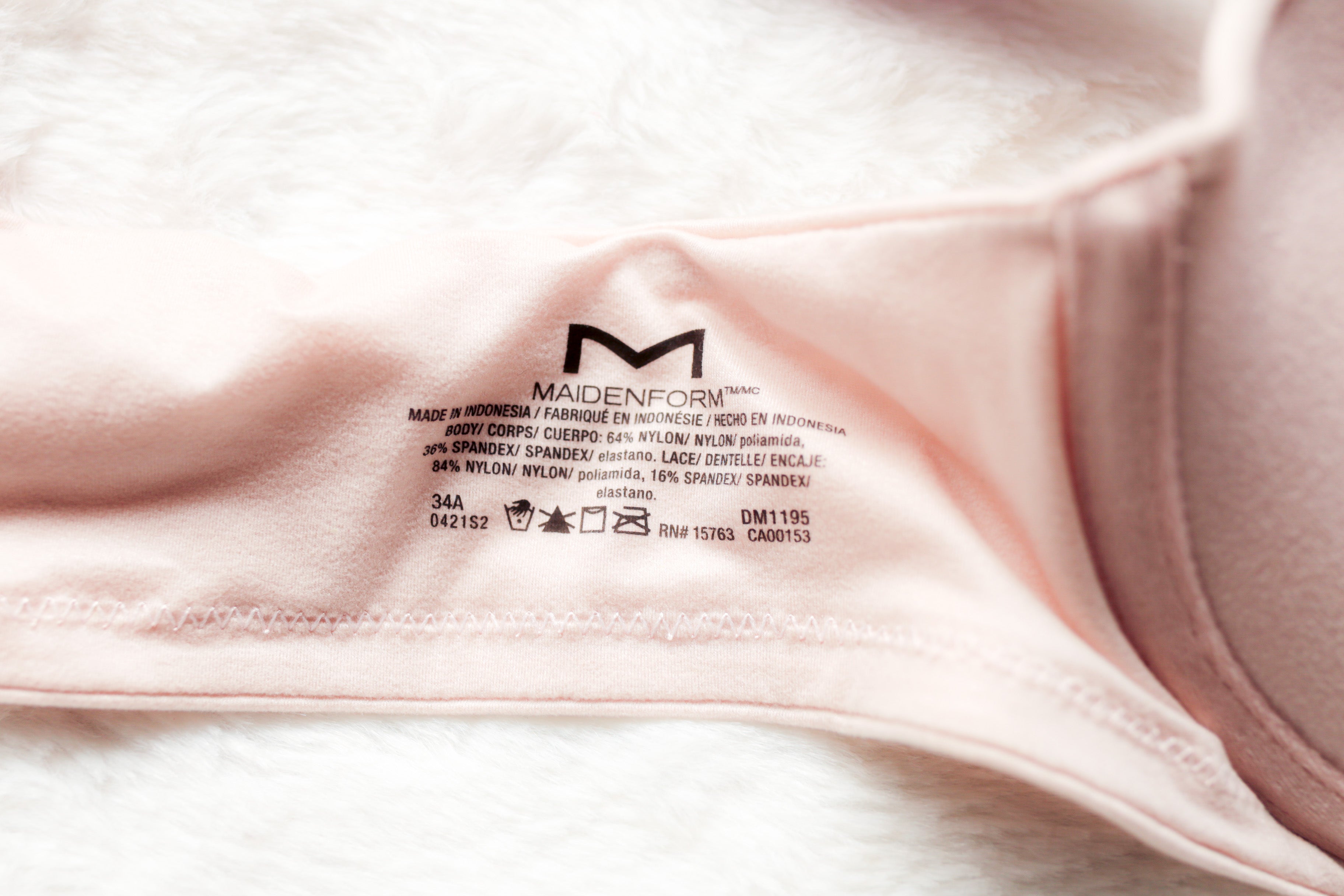 Maidenform Padded Push-up Underwire T-shirt Bra Beige 34A NEW
