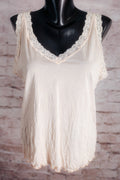WinterSilks 100% Silk Satin Tank Base Layer Cami Camisole Beige XL