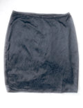 Sears Vintage Compression Shaping Stretch Satin Short Half Slip Skirt Black Medium