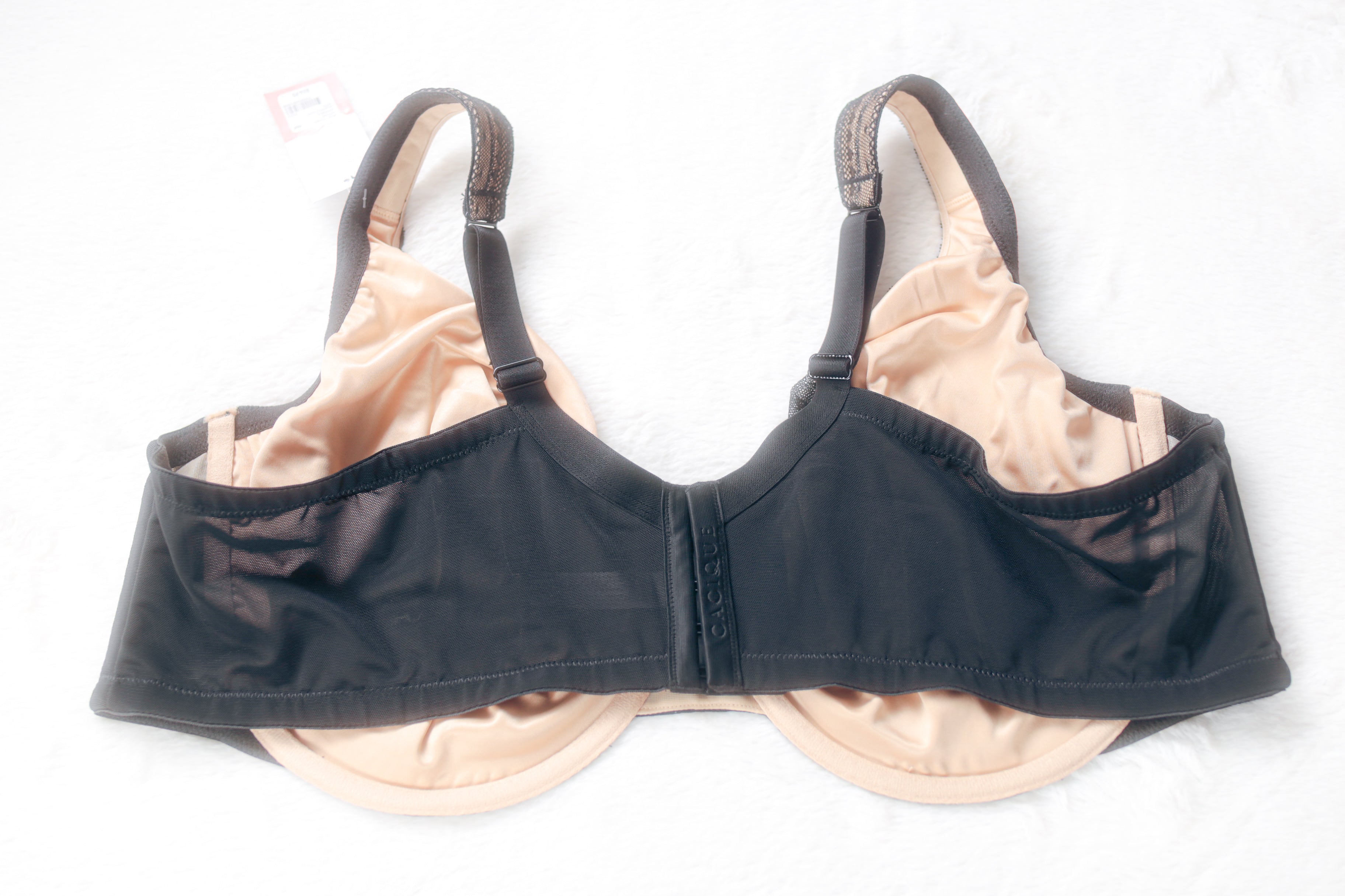 Cacique Modern Lace Covered Unlined Full Coverage Underwire Bra 46F NEW