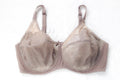 Wacoal Retro Chic Full Figure 855186 Unlined Sheer Lace Underwire Bra Brown 38DD