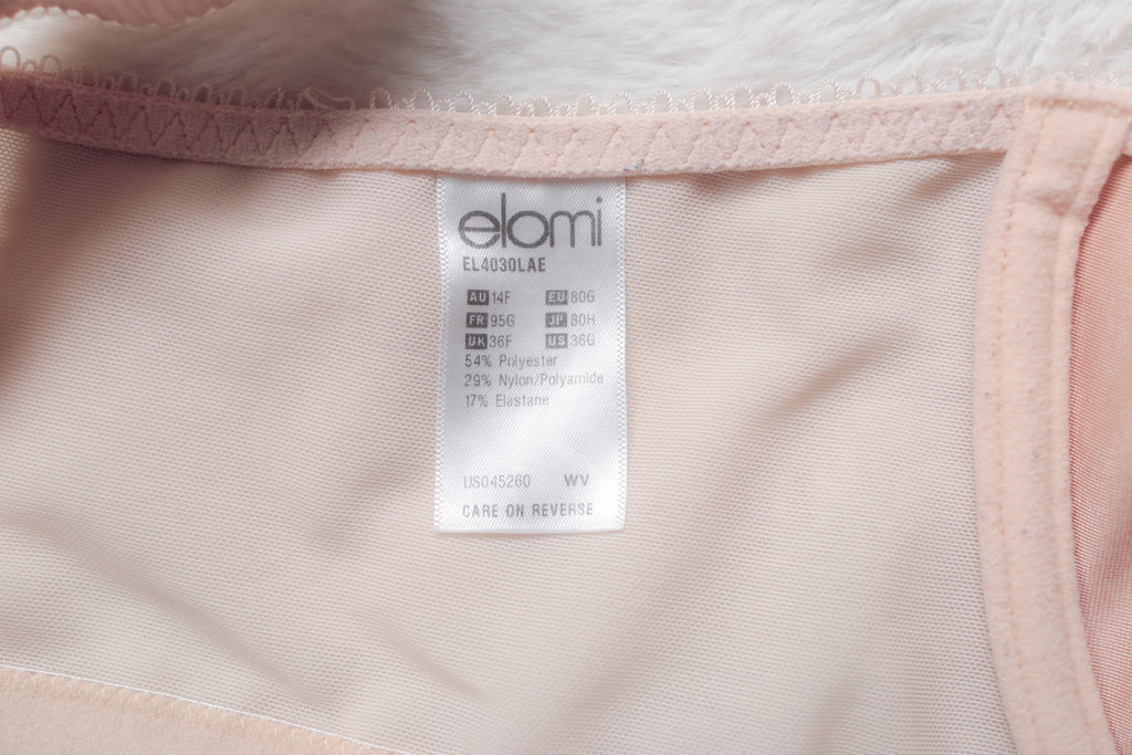 Elomi EL4030 Cate Full Cup Unlined Underwire Bra Beige US 36G UK 36F