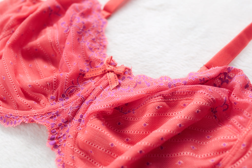 Chantelle Rive Gauche Full Coverage Unlined Underwire Balconette Bra Pink US 40DDDD UK 40F