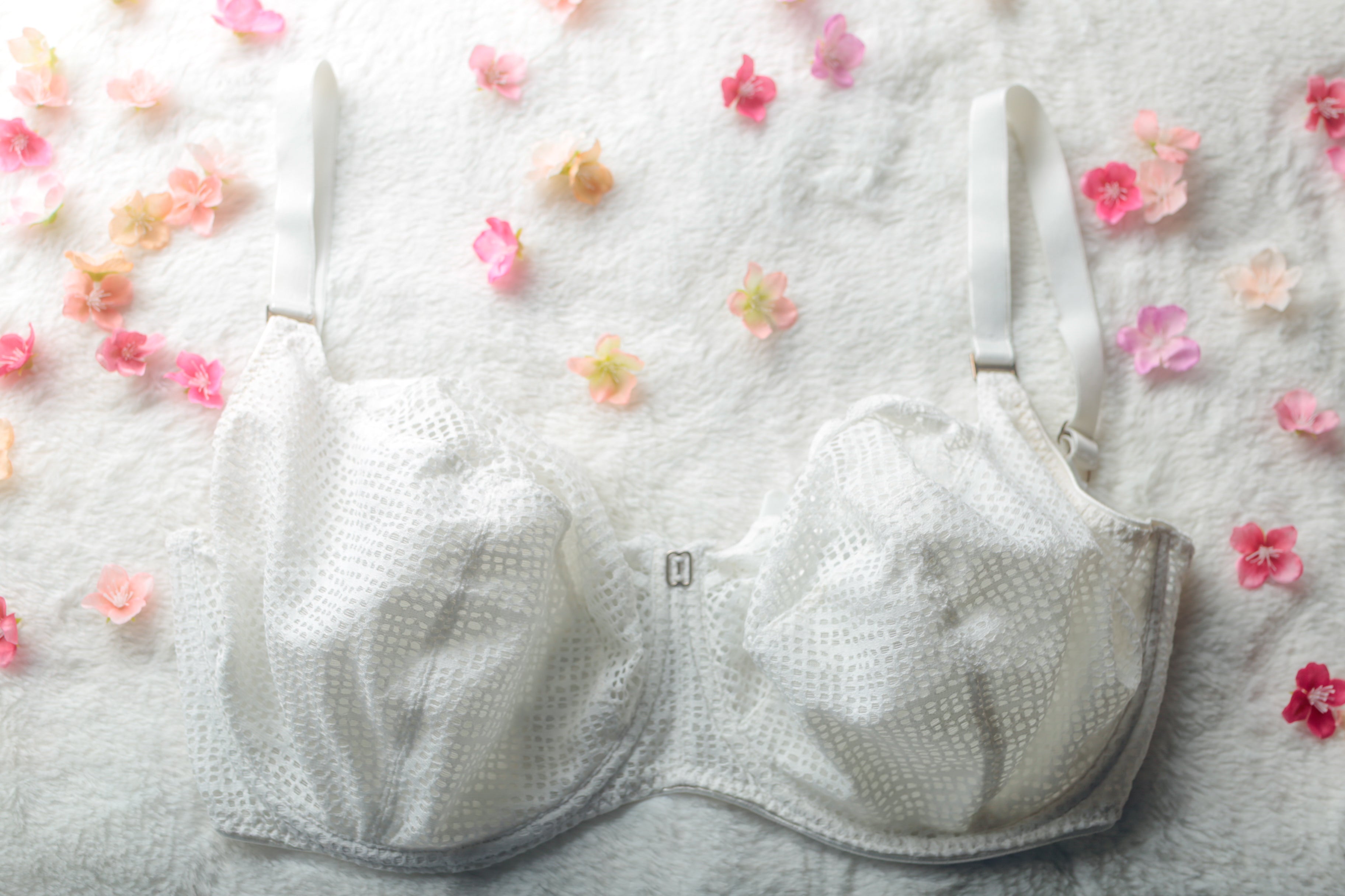 Freya US 36K UK 38H Rio Plunge Balconette Underwire Unlined Bra White AA1554