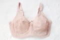 Wacoal Retro Chic Full Figure 855186 Unlined Sheer Lace Underwire Bra Beige 34G UK 34F