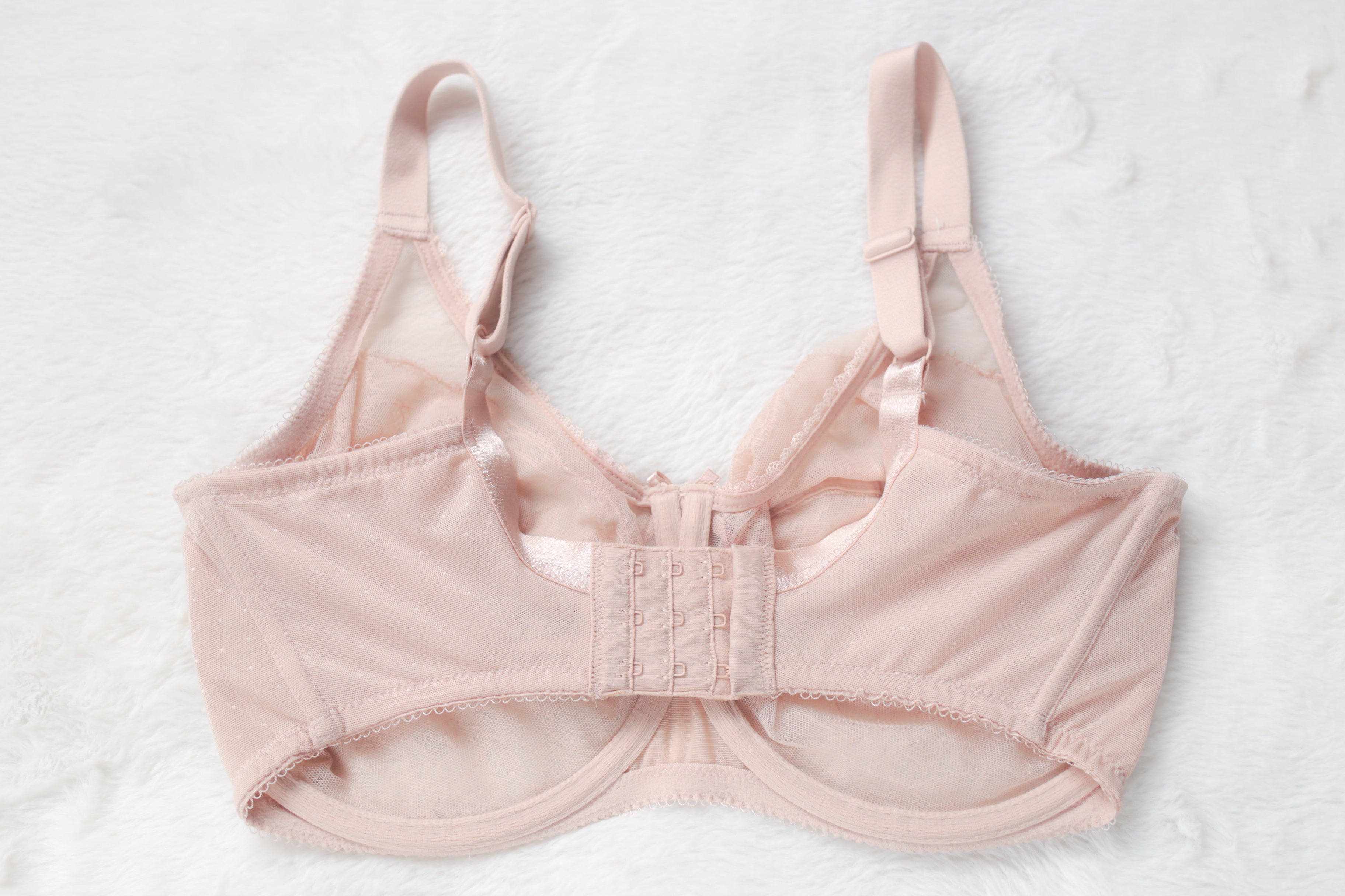 Wacoal Retro Chic Full Figure 855186 Unlined Sheer Lace Underwire Bra Beige 34G UK 34F