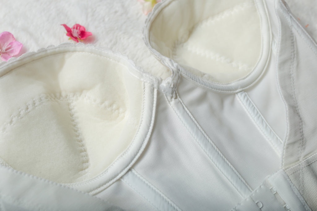 JCPenney Adonna 36B Satin Bridal Basque Corset Bustier Bra White